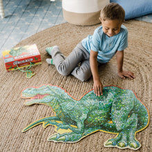 Load image into Gallery viewer, Shaped Floor Puzzle - Dinosaur - 51 pieces
