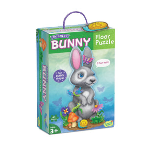 Shaped Floor Puzzle - Bunny - 41 pieces