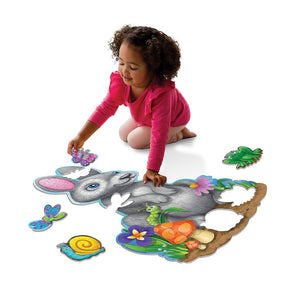 Shaped Floor Puzzle - Bunny - 41 pieces