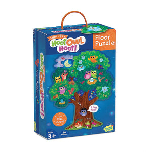 Shaped Floor Puzzle - Hoot Owl Hoot - 50 pieces