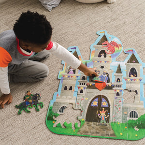 Shaped Floor Puzzle - Castle - 48 pieces