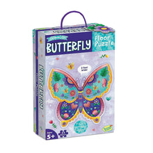 Load image into Gallery viewer, Shaped Floor Puzzle - Butterfly - 53 pieces
