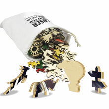 Load image into Gallery viewer, Laser Crafted Widget Puzzle: Zebras - 450 pieces

