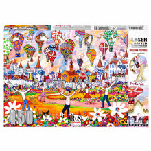 Load image into Gallery viewer, Laser Crafted Widget Puzzle: Balloon Festival - 450 pieces

