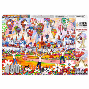 Laser Crafted Widget Puzzle: Balloon Festival - 450 pieces